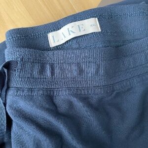 LAKE Pajamas I Relax Lounge Pants Set I Dark Blue Size XXL EUC